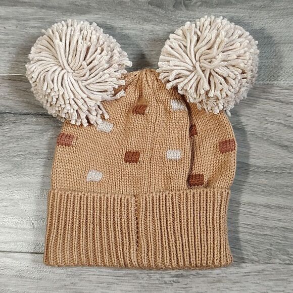 New With Tag Gap Size XS/S(12-24 Months) Toddler Textured Pom Soft & Cozy Beanie - Picture 4 of 6